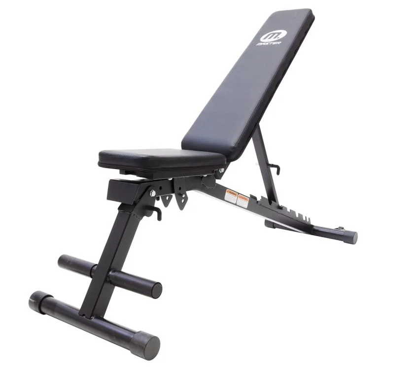 Master Fitness Träningsbänk Justerbar Maxvikt 200kg Black Bench II – 68-50841