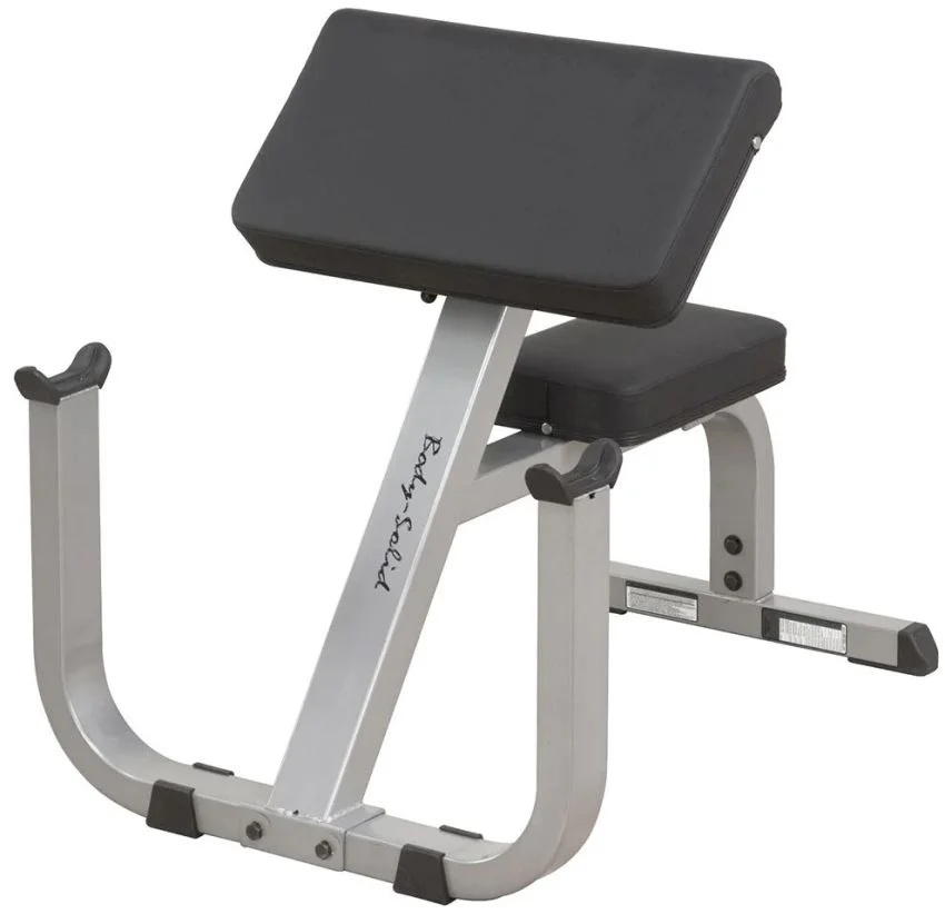 Curlbänk Maxvikt 450kg Silver/Svart (GPCB329) - Body Solid – GPCB329